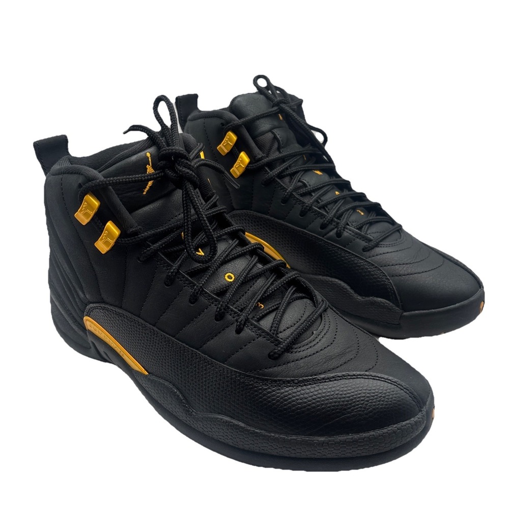 Size 10 - Jordan 12 Retro Mid Black Taxi